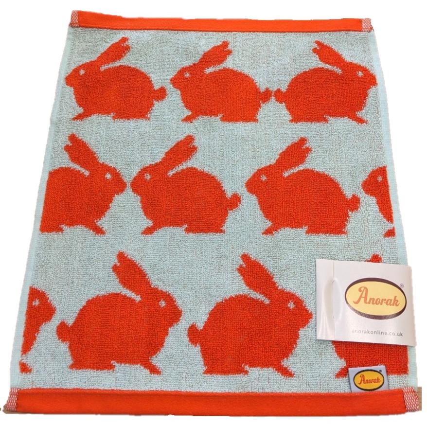 ウォッシュタオル ラビッツ ウサギ アノラック Anorak タオル うさぎ