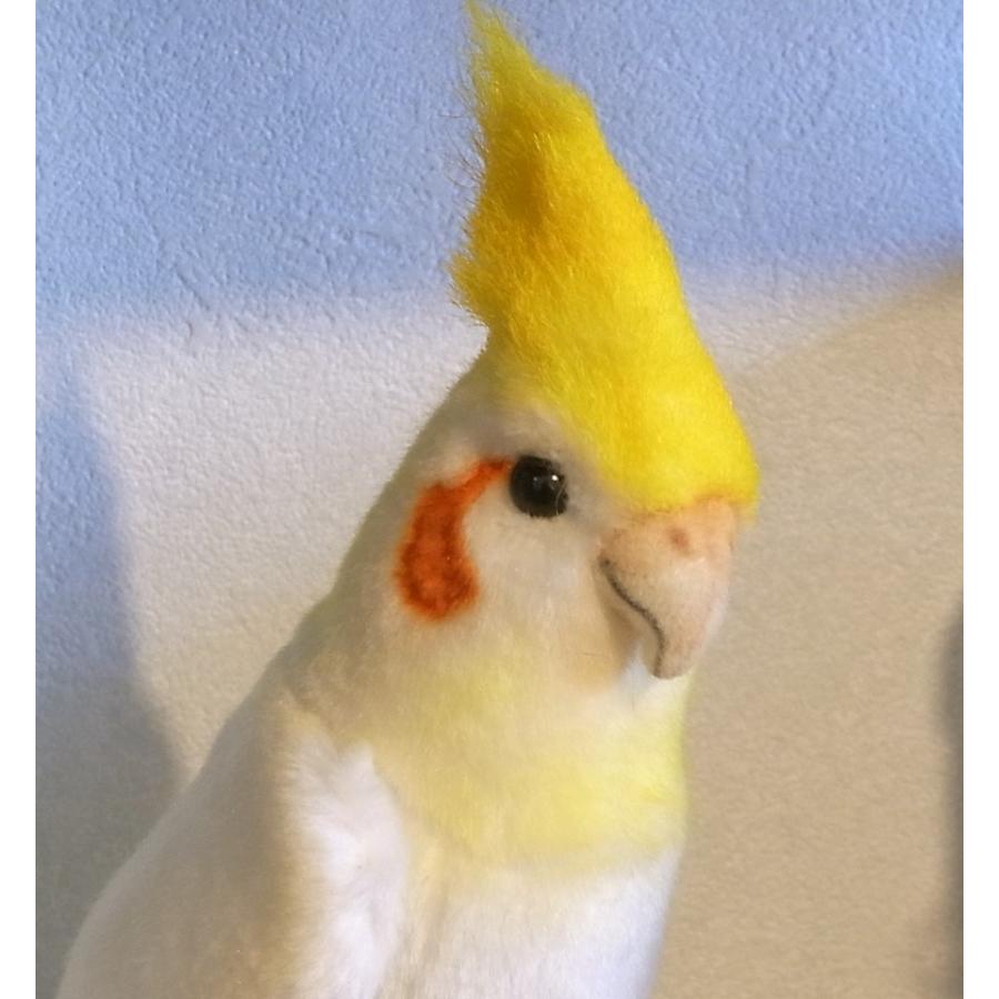 ⭕️ドイツ製 オカメインコ オウム コレクション 希少品 HANSA 6457 オカメインコ ルチノー 18 ぬいぐるみ COCKATIEL : HONDA