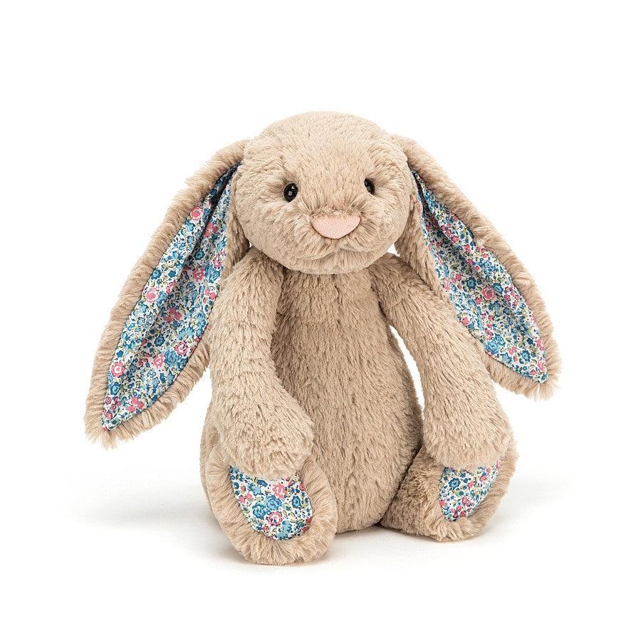 廃盤　新品　ジェリーキャット　ブロッサム　バニー　ベージュ　花柄　Medium JELLY CAT Blossom Beige Bunny Medium ぬいぐるみ Jellycat ジェリー