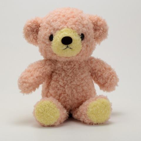クマのフカフカ Sサイズ ローズ 童心 くま ぬいぐるみ 日本製 クマのフカフカ Sサイズ ローズ 童心 くま ぬいぐるみ 日本製