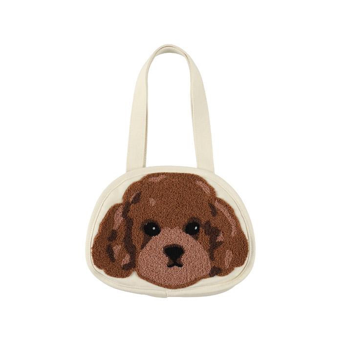 プチプードル トートバッグ サガラ刺繍 トイプードル 犬 フレンズヒル