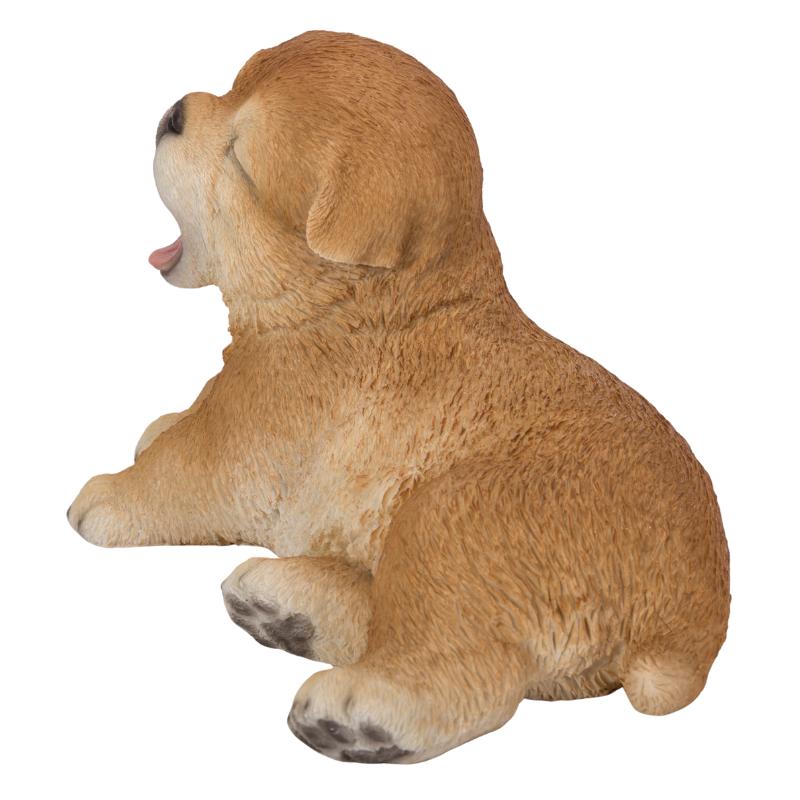 あくびをしている秋田犬 woobia ウービア アニマルオブジェ 置物 犬