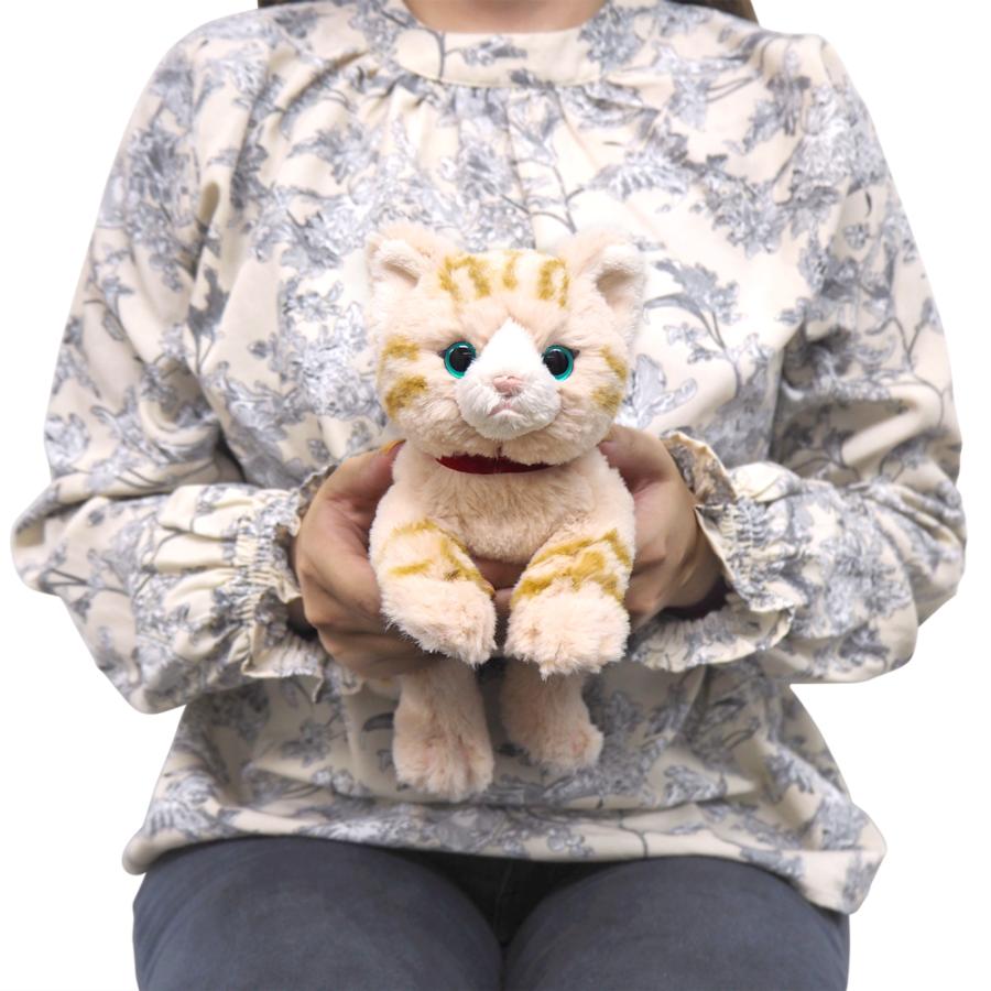 ひざねこ SSサイズ ブラウン 子猫サイズ 猫 ぬいぐるみ ねこ ネコ
