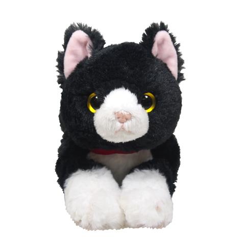 ひざねこ Sサイズ ハチワレ 猫 ぬいぐるみ ネコ 本物みたいな重さ