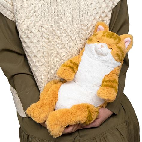 ひざねこ すやすや チャシロ 猫 ぬいぐるみ ネコ サンレモン : HONDA