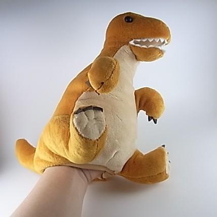 ハンドパペット 恐竜 ティラノサウルス 遊べるぬいぐるみ テイクオフ