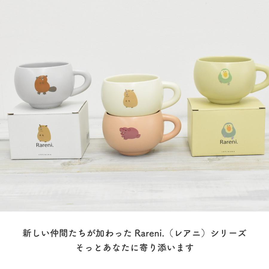 Rareni.マグカップ キーウィ アリクイ チベットスナギツネ