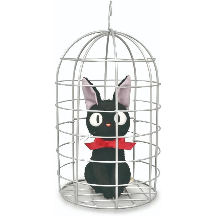 ジジ カゴ入 座(M) 魔女の宅急便 ぬいぐるみ サン・アロー ジブリ