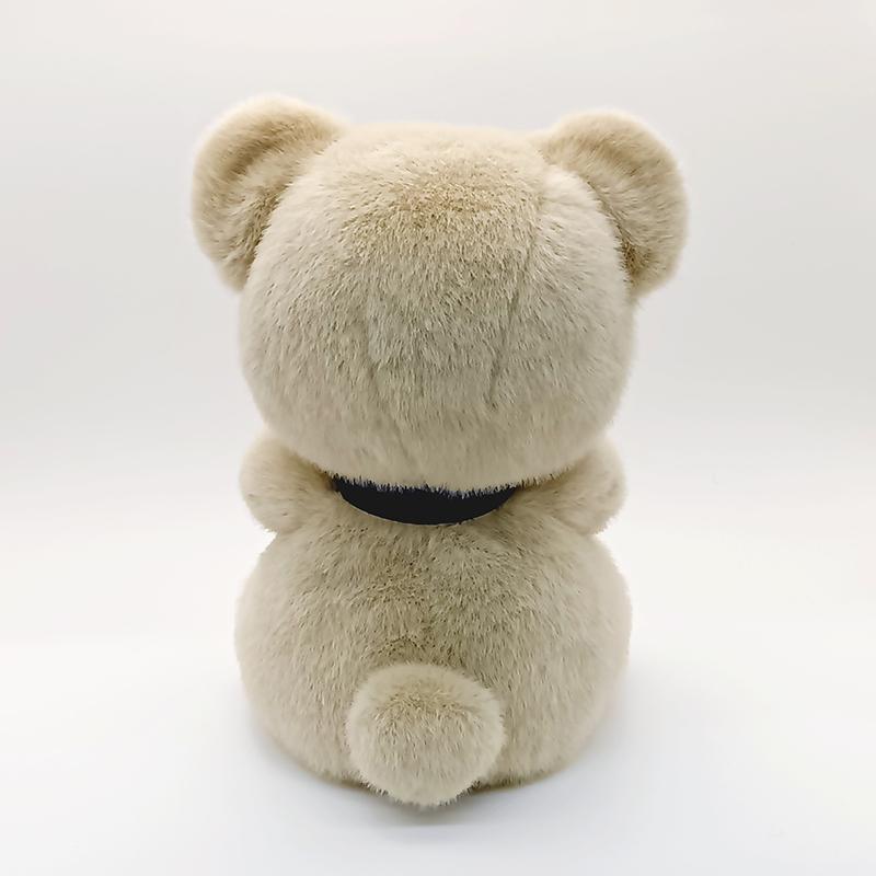 ベージュのクマ ぬいぐるみ ふかふか マック ベージュ 新色 ぬいぐるみ クマ くま ラッキー