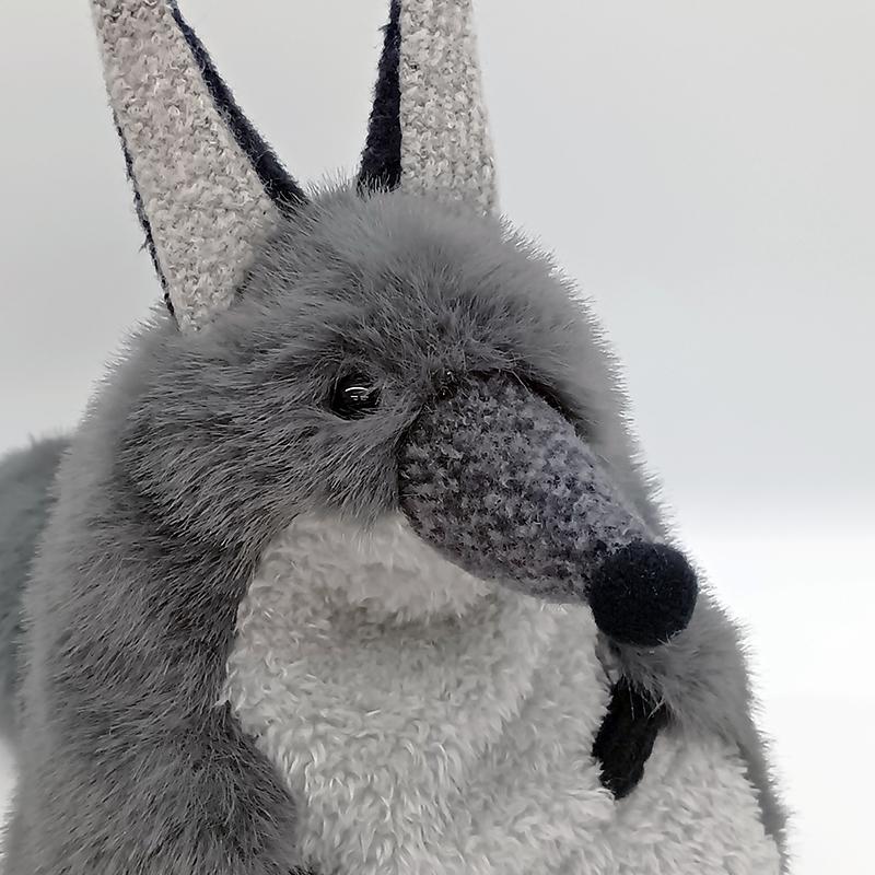 サンアロー　ライカ犬　映画ミトン　MITTEN 超希少　特大　ぬいぐるみ tetra オオカミ Mサイズ 狼 ぬいぐるみ サン・アロー テトラ : HONDA