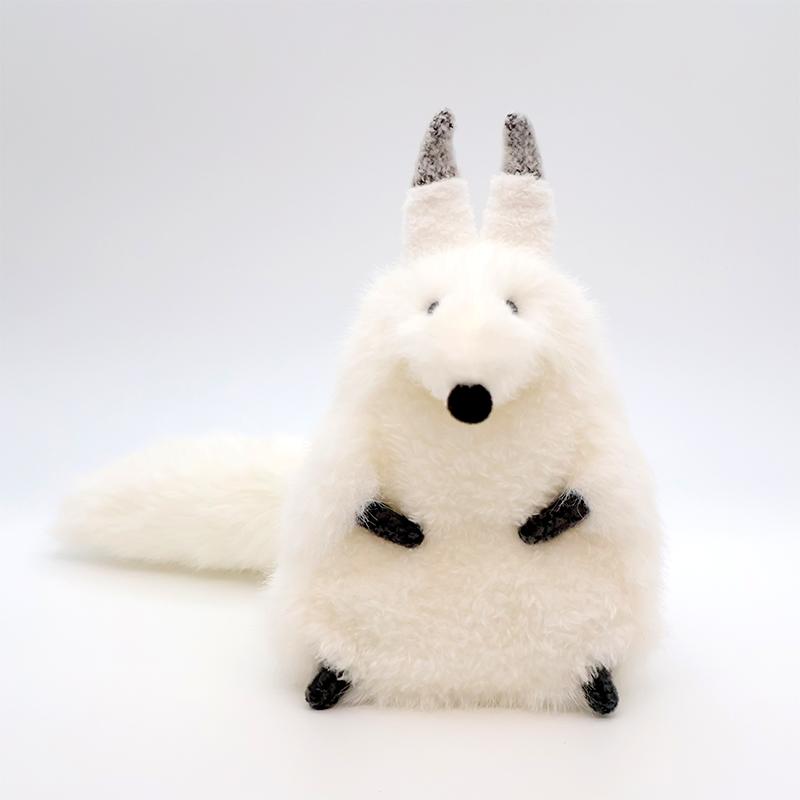 tetra しろぎつね Sサイズ ぬいぐるみ 白狐 キツネ サン・アロー