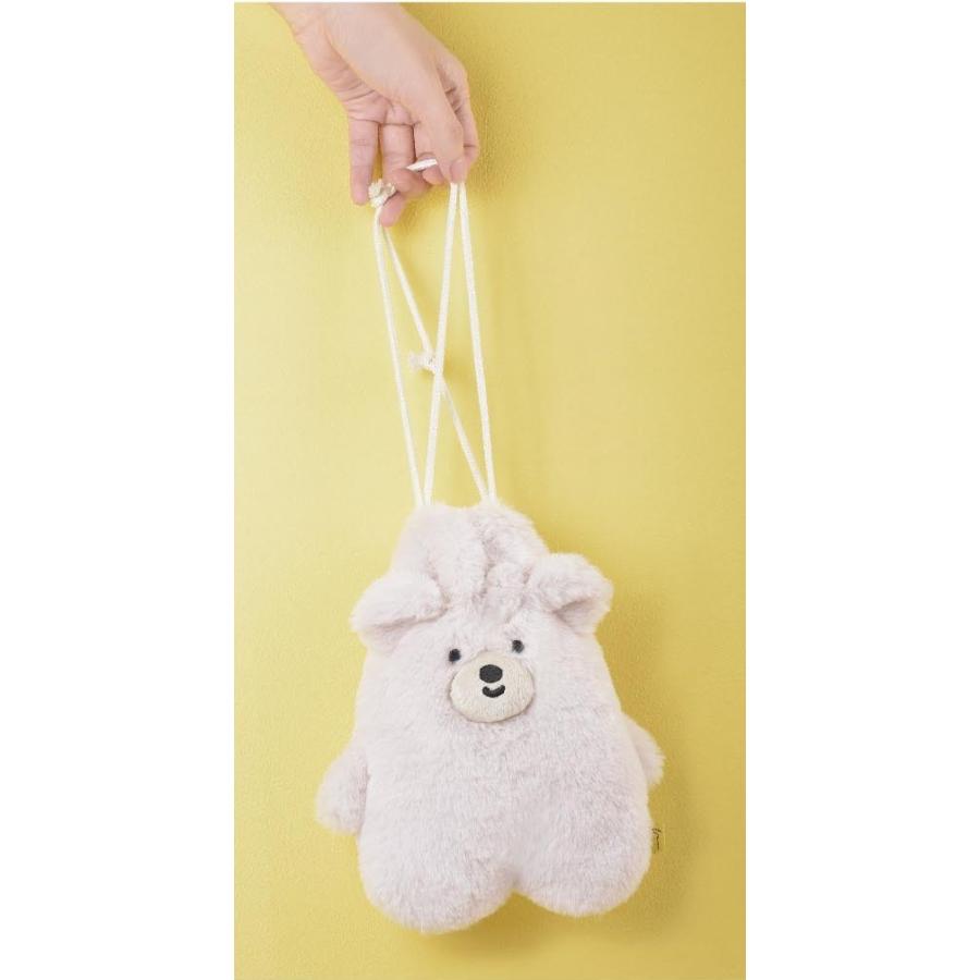 ころまるさん 巾着 こぐま ホワイト クマ ピージーデザイン Koromaru Kin Honda Store 通販 Yahoo ショッピング