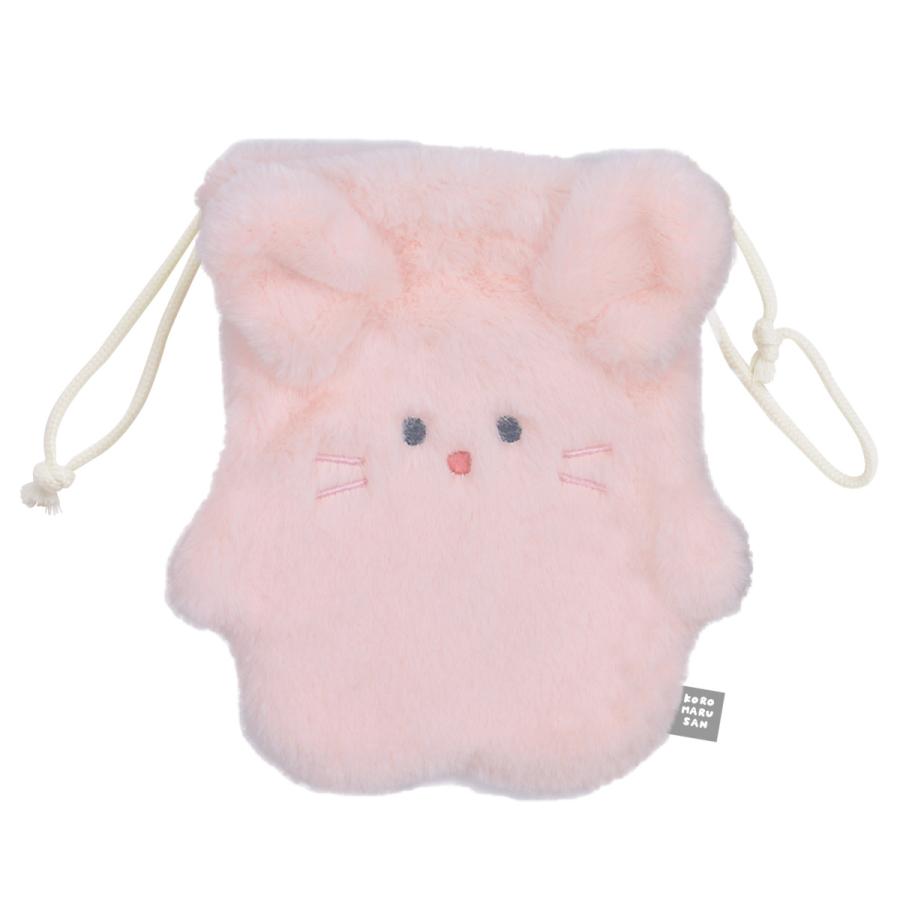 ころまるさん 巾着 こぐま ウサギ クマ うさぎ ピージーデザイン 母の