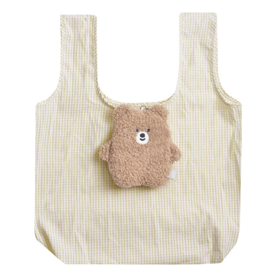 ころまるさん エコバッグ ぬいぐるみ マスコット ピージーデザイン