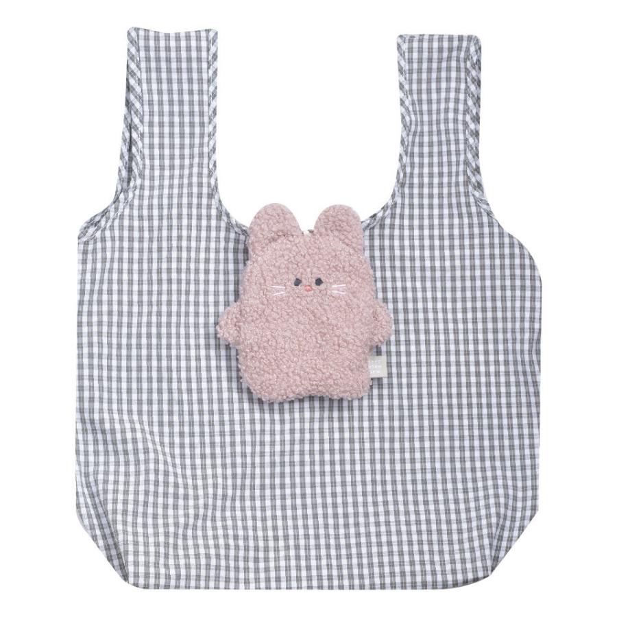 ころまるさん エコバッグ ぬいぐるみ マスコット ピージーデザイン