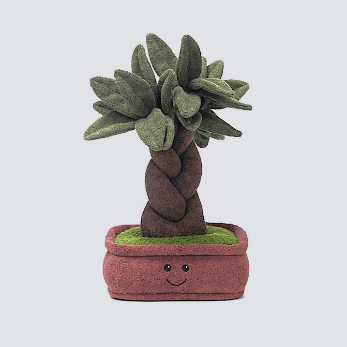 Braided Money Tree ぬいぐるみ 観葉植物 パキラ McHugs マックハグス