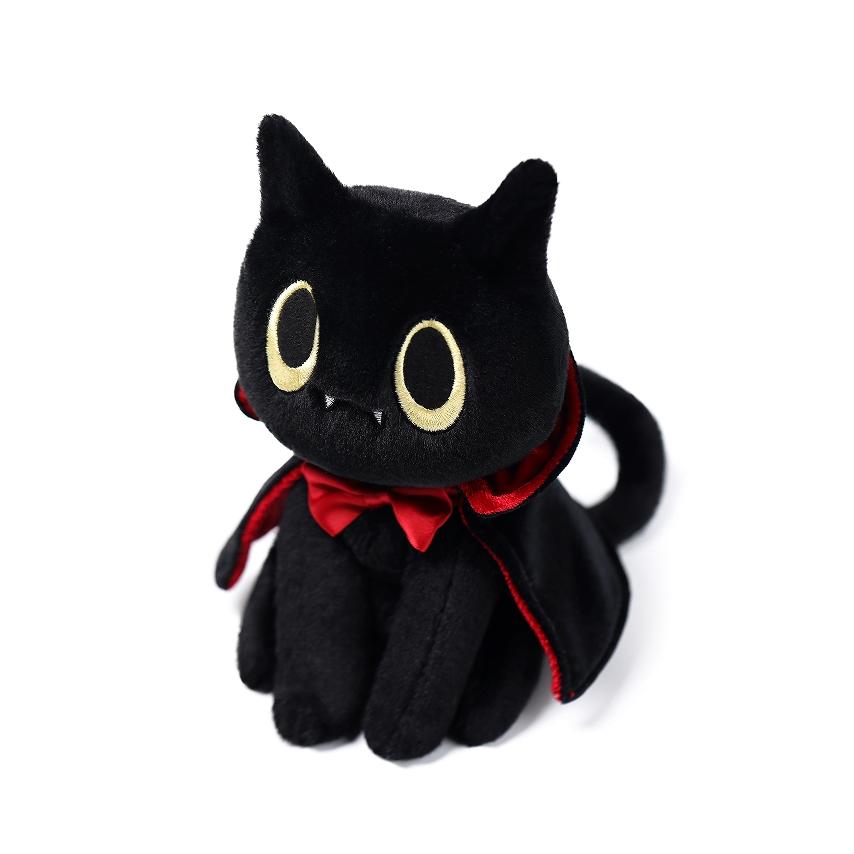 Dracula Cat ぬいぐるみ 猫 ドラキュラ 黒猫 McHugs マックハグズ