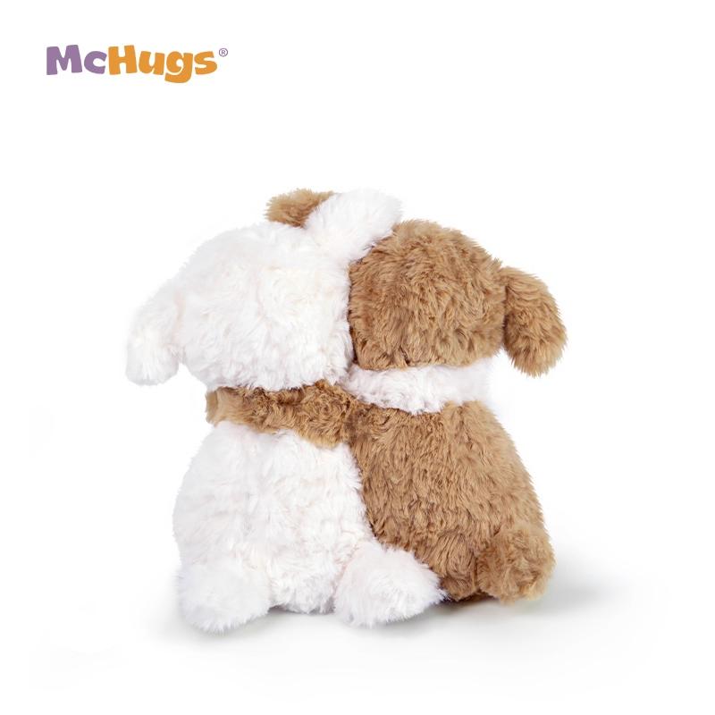 Harmony Hugging The Puppy ぬいぐるみ 犬 ハグ 抱きつき ペア McHugs