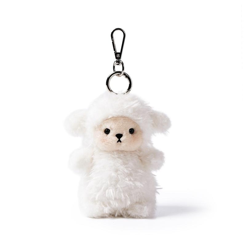 New Born Baby Lamb Charm バッグチャーム ぬいぐるみ ヒツジ 羊