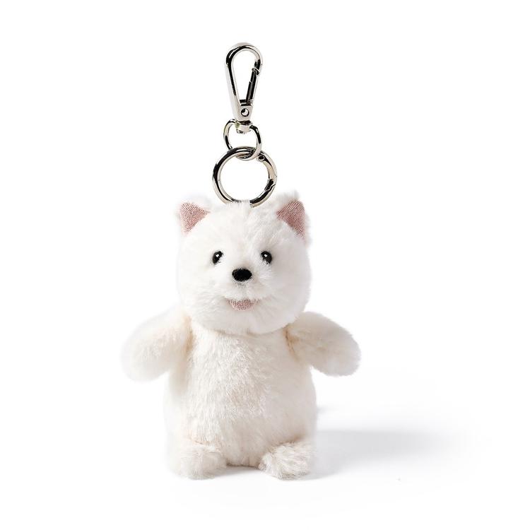 Snow white Westie Charm バッグチャーム ぬいぐるみ 犬 ウエストハイ