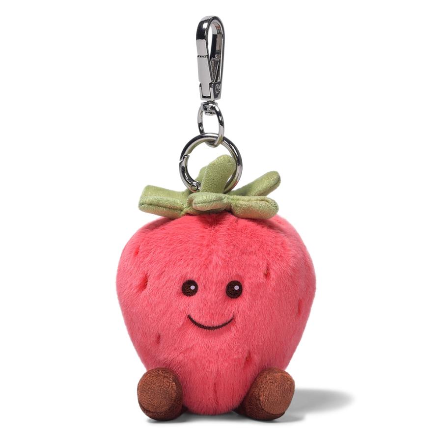 Cream Strawberry Bag Charm ぬいぐるみ イチゴ バッグチャーム 苺
