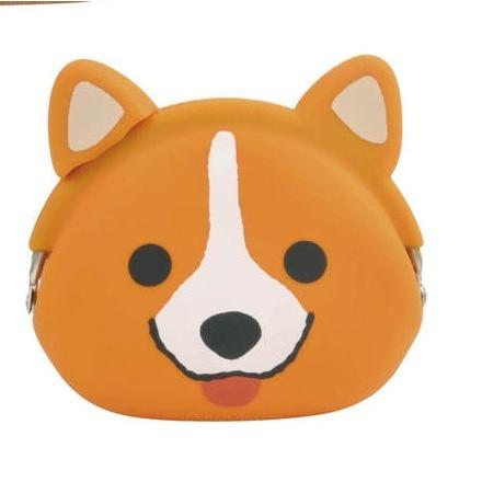 mimi POCHI Friends コーギー シリコン がまぐち 犬 ピージーデザイン