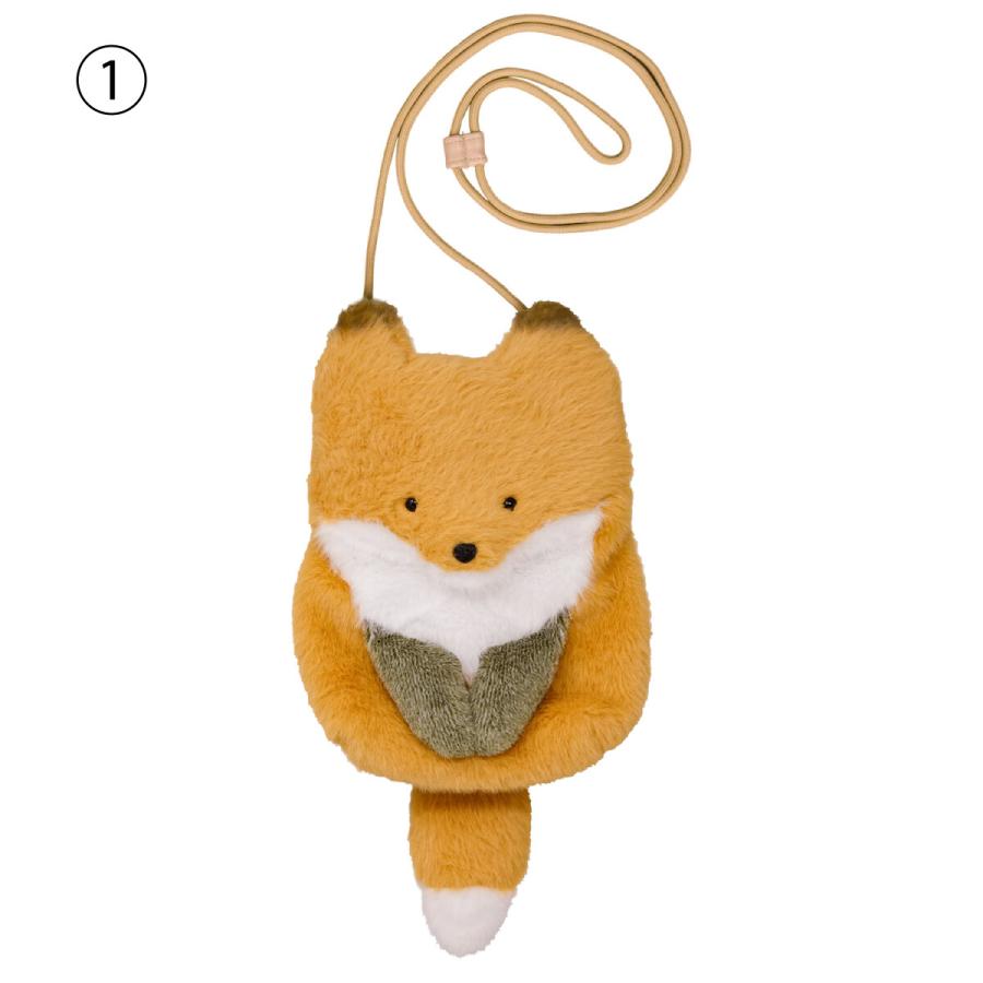 わたぽ ショルダーバッグ きたきつね マヌルネコ おこじょ 内藤