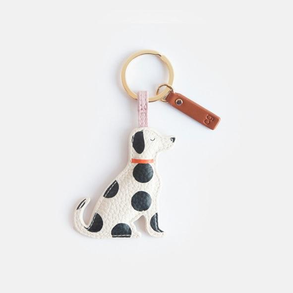 Mono Scatterd Dot Dog Keyring キャロラインガードナー Caroline