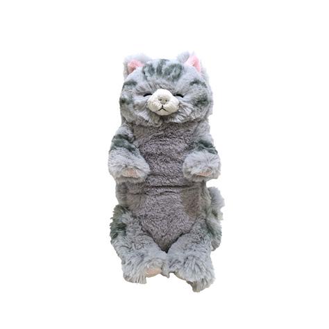 ひざねこ すやすや S サバシロ 小さいサイズ 猫 ぬいぐるみ ネコ