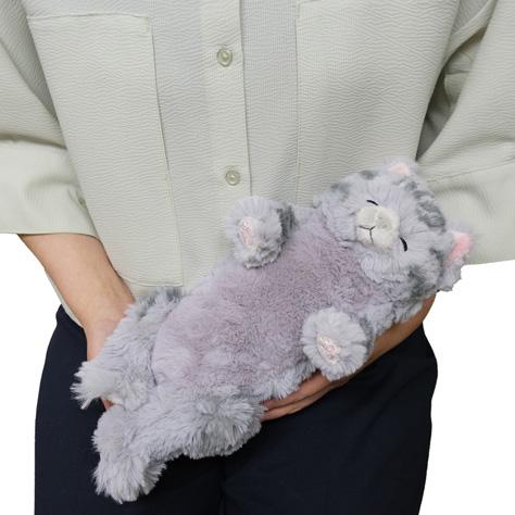 ひざねこ すやすや S サバシロ 小さいサイズ 猫 ぬいぐるみ ネコ