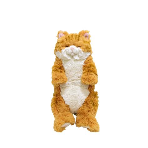 ひざねこ すやすや S チャシロ 小さいサイズ 猫 ぬいぐるみ ネコ