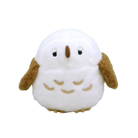 ぽわびより ぬいぐるみ S フクロウ WH 鳥 ふくろう 白 サンレモン
