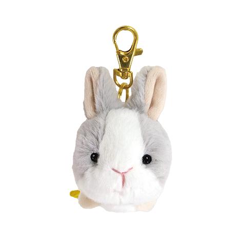 ベイビーアニマルズ キーチェーン ウサギ GY サンレモン ぬいぐるみ