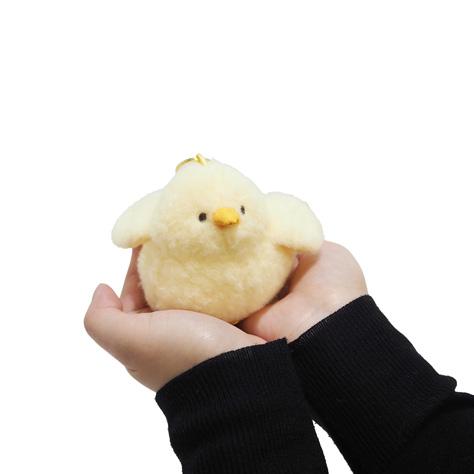 ぽわびより キーチェーン ヒヨコ 鳥 ひよこ ぬいぐるみ サンレモン