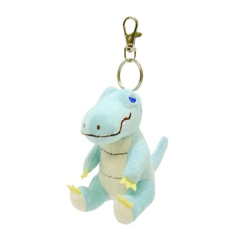 フラッフィーズ レインボー キーチェーン ティラノサウルス ぬいぐるみ
