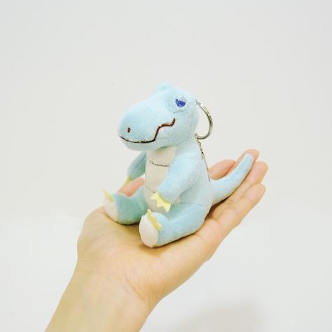 フラッフィーズ レインボー キーチェーン ティラノサウルス ぬいぐるみ