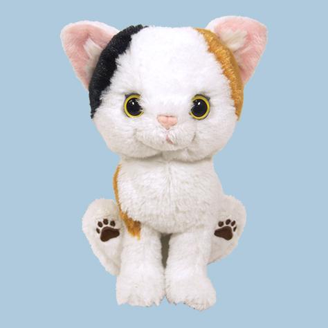 三毛猫のぬいぐるみ ふとっちぃZoo にゃんこ 三毛猫 猫のぬいぐるみ 丸い猫 デブ猫