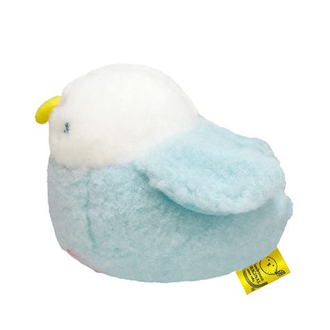ぽわびより ぬいぐるみ S インコ BL ブルー 鳥 サンレモン セキセイ