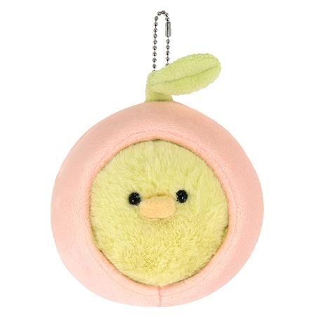 ポッコとりんご キーチェーン ひよこ ぬいぐるみ ヒヨコ サンレモン