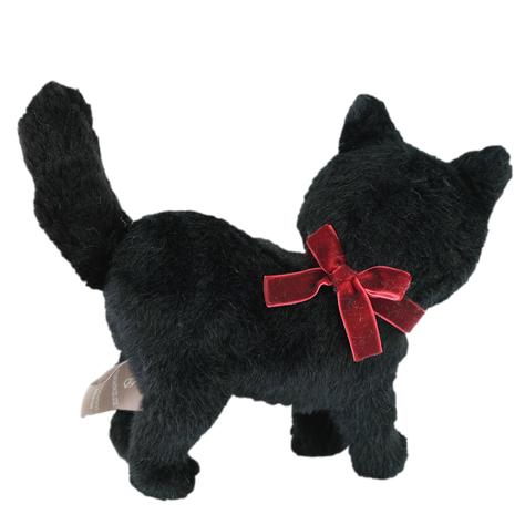 ジョリィ ぬいぐるみ ふりむき BK ブラック JOLLY 猫 黒猫 サンレモン