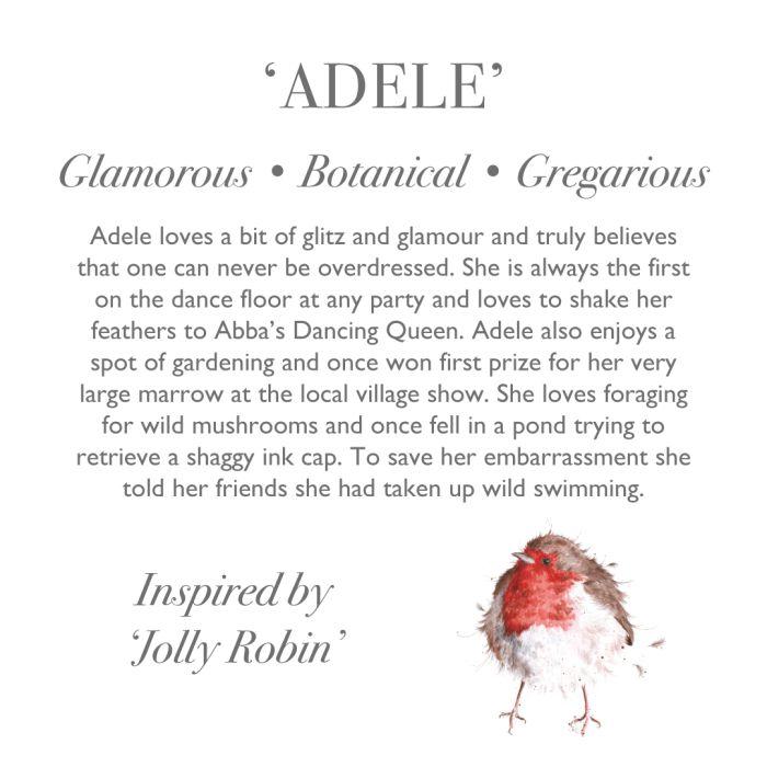 レンデール コマドリのアデル Adele スモールサイズ 鳥 ぬいぐるみ  Wrendale Designsの画像