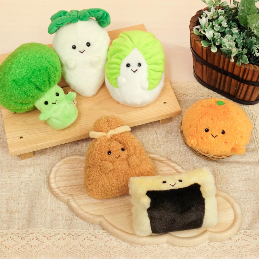 ブロッコリー ぽちゃまる 冬に美味しいシリーズ ぬいぐるみ 野菜 内藤
