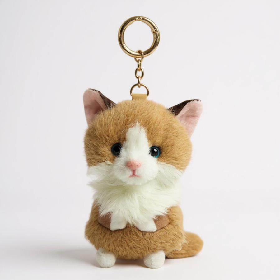my pon ぬいぐるみ チャーム 猫 ネコ キーチェーン エスワントイズ