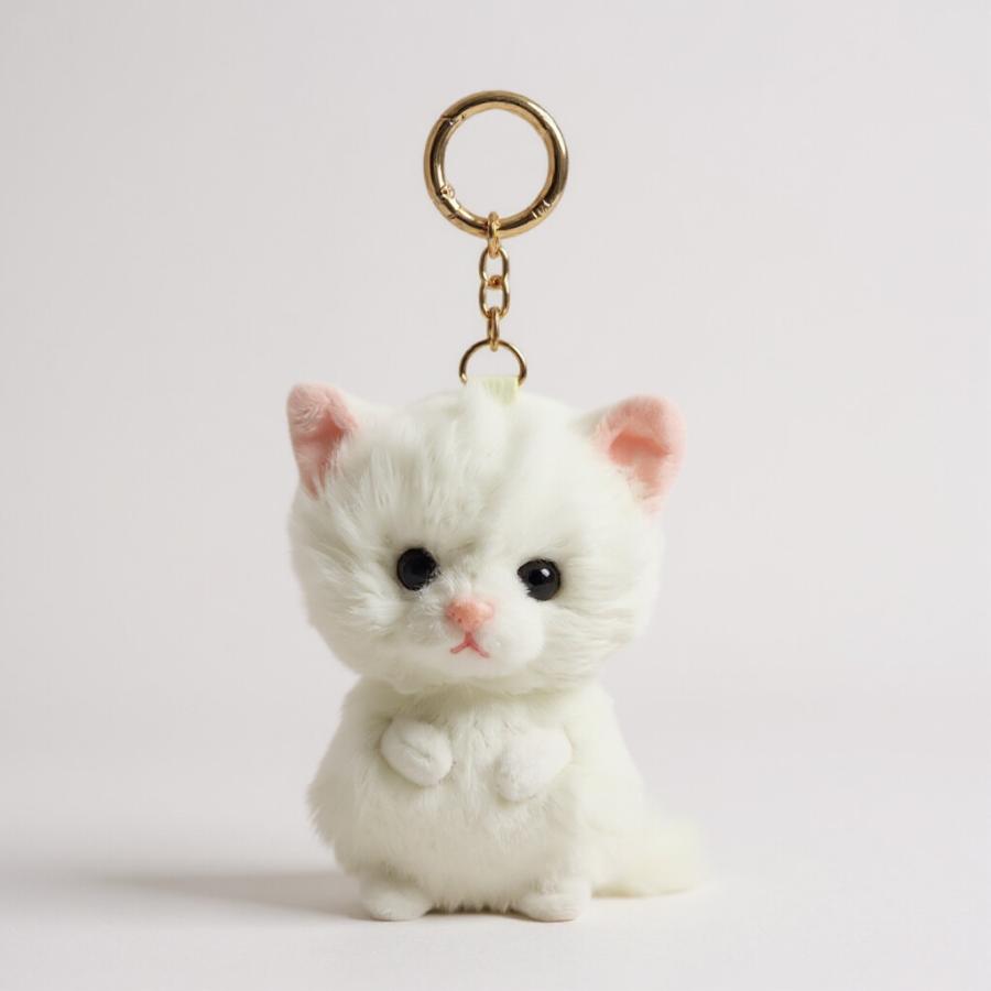 my pon ぬいぐるみ チャーム 猫 ネコ キーチェーン エスワントイズ