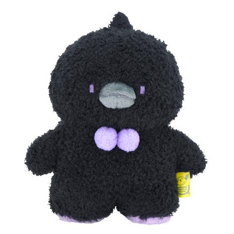ふわふわたっとん Sサイズ からす bk ぬいぐるみ カラス サンレモン