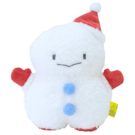 ふわふわたっとん ゆきだるま RD Sサイズ レッド ぬいぐるみ