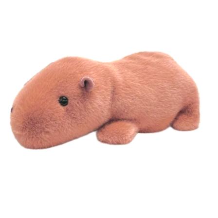 リニューアル ふわふわカピバラ ブラウン Lサイズ ぬいぐるみ カピバラ