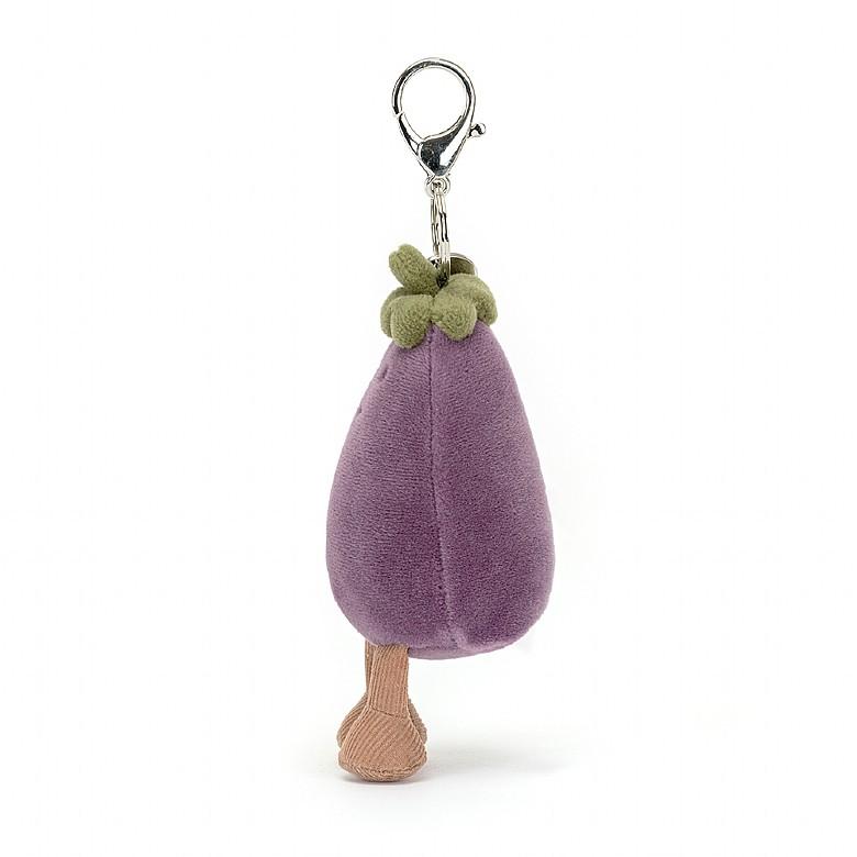 Vivasious Aubergine Bag Charm ナス ぬいぐるみ 茄子 Jellycat ジェリーキャット キーホルダー 野菜｜hondastore｜02