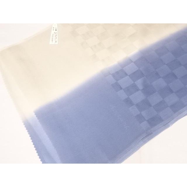 気質アップ 夏 単衣用 グレーブルー 丹後ちりめん 帯揚げ 格子透かし模様 紗織 しゃおり 二色ぼかし 暈し染め 引き染め 透かし織り格子 市松 国際ブランド Www Gettoknowmontco Com