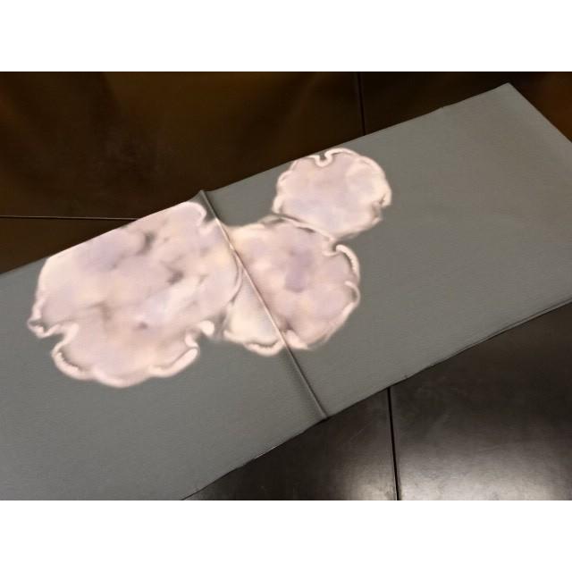 帯揚げ 帯揚 おびあげ No.3-69 グレー系色地 灰色 日本製品 絹100％ 彩 